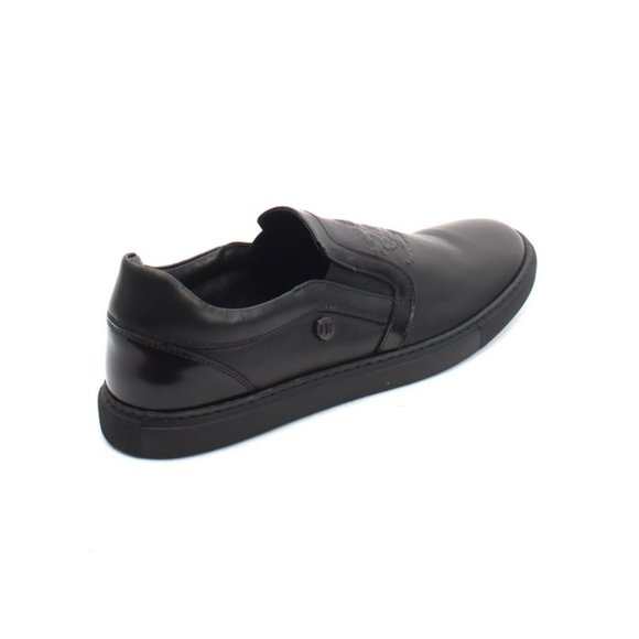 Italian John Richmond 6690 Black Leather Loafers Fashion Sneakers Shoes main image 5